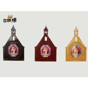 Magneto Santuário 10x6,5 cm MDF Acabamen ...