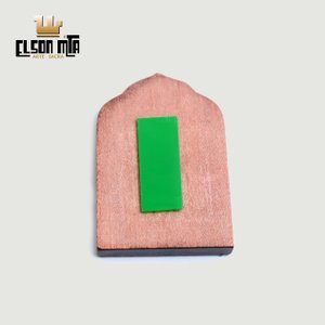 Adesivo Rainha dos Apóstolos 5x3 cm Madei...