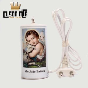 Vela Elétrica Bivolt 10x05 cm PERSONALIZÁVEL