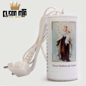 Vela Elétrica Bivolt Carmo 14x05 cm