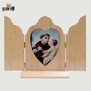 Peregrina Santo Antônio com Portas 10x8 c...