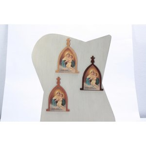 Magneto Peregrina  MTA 10x6,5 cm MDF Acab...