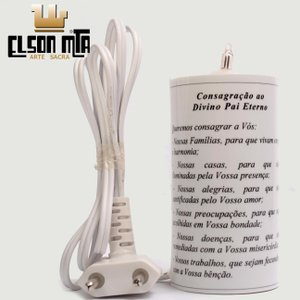 Vela Elétrica Bivolt Pai Eterno 14x05 cm