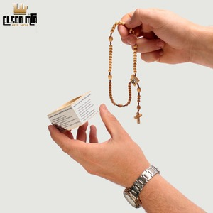 Terço São Pio com Porta-Terço Madeira Ac ...