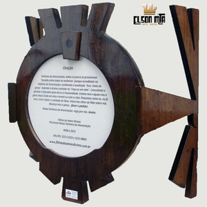 Capelinha Anunciação com Vidros 35x33 cm ...