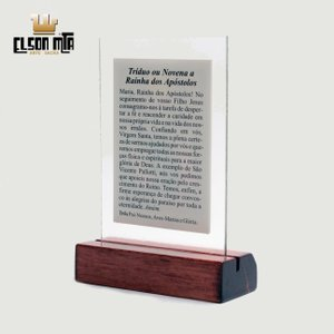 Pedestal Rainha dos Apóstolos 10x6,5 cm  ...