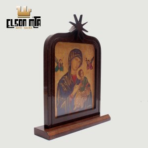 Peregrina Perpétuo Socorro com Vidros 27x...