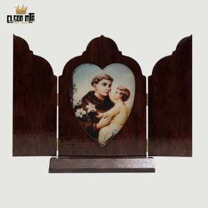 Peregrina Santo Antônio com Portas 10x8 c...