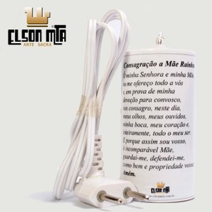 Vela Elétrica Bivolt Mãe Rainha 14x05 cm