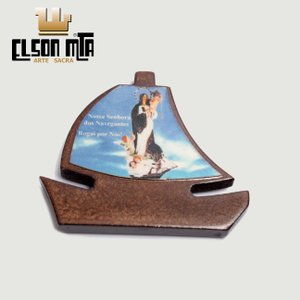 Adesivo Barco Navegantes 5x6 cm MDF Acaba...
