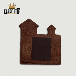 Magneto São Pio 5x4,5 cm MDF Acabamento I...