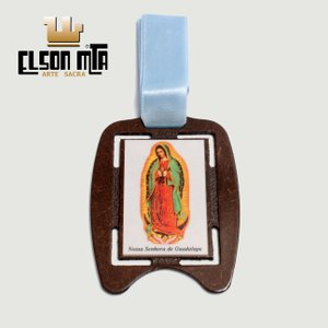 Medalha Berço Masculina Guadalupe 10x7,5 ...
