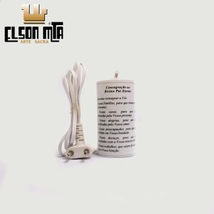 Vela Elétrica Bivolt Pai Eterno 05x05 cm