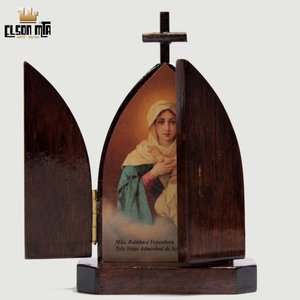 Peregrina MTA com Portas 10x6,5 cm Madeir...