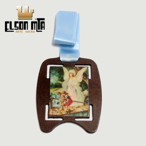 Medalha Berço Masculina Aparecida 10x7,5 ...