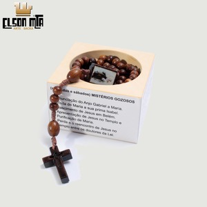 Terço Carmo com Porta-Terço Madeira Acaba...