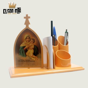 Porta Canetas Giratório 18x24 cm MDF Acab...