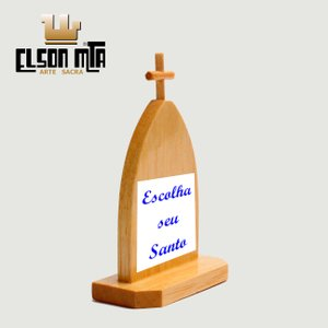 Capela Personalizável 10x6,5 cm Madeira A...