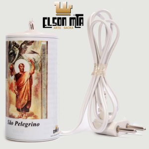 Vela Elétrica Bivolt São Pelegrino 14x05 cm
