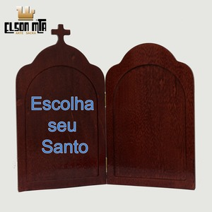 Oratório Personalizável 25x28 cm Madeira ...
