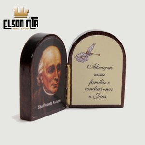 Oratório Pallotti 04x06 cm Madeira Acaba ...