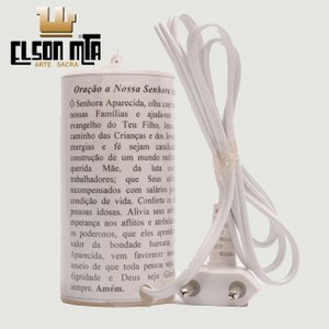 Vela Elétrica Bivolt Aparecida 14x05 cm