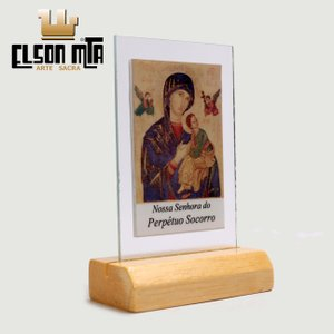 Pedestal Perpétuo Socorro 10x6,5 cm Acaba...
