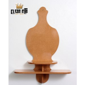 Altar Cálice 47x33 cm MDF Acabamento Natural