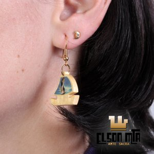 Brinco Anzol Navegantes 2x2 cm Acabament ...