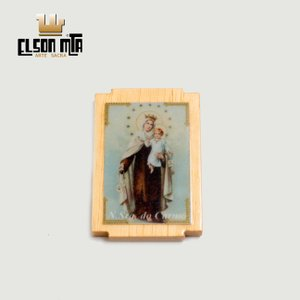 Adesivo Carmo para Carro 5x3,5 cm Madeir ...