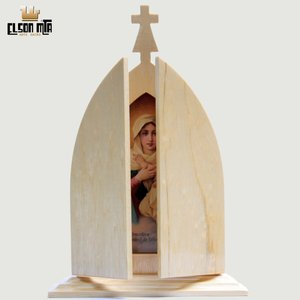 Peregrina MTA com Portas 25x17 cm Madeira...