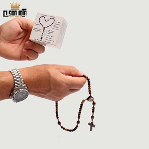 Terço Bárbara Maix com Porta-Terço Madeir...