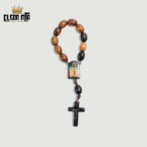 Mini Terço Medianeira 8 mm Madeira Acaba ...