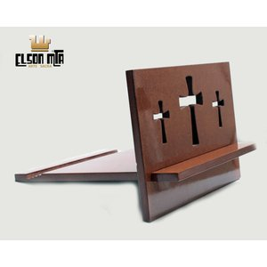 Porta Bíblia Calvário Grande 20x30 cm MDF...