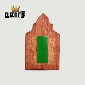 Adesivo Santa Terezinha 5x3 cm Madeira A ...