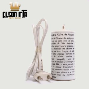 Vela Elétrica Bivolt 07x05 cm PERSONALIZÁVEL