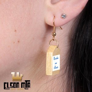 Brinco Anzol Personalizável 2x1,2 cm Made...