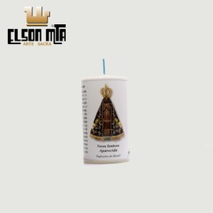 Vela Aparecida com Oração 07x5,5 cm