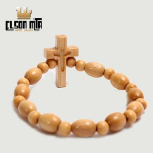 Pulseira Dezena Cruz 6 cm Diâmetro Acabam...