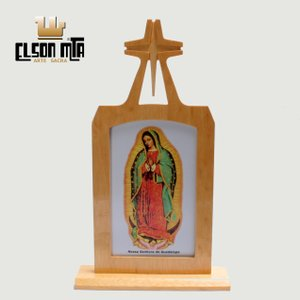 Santuário Guadalupe com Vidros 38x22 cm M...