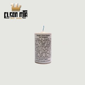 Vela Navegantes com Oração 05x5,5 cm