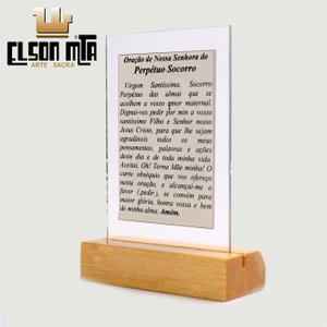 Pedestal Perpétuo Socorro 10x6,5 cm Acaba...