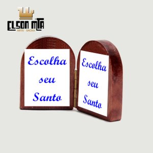 Oratório Personalizável 04x06 cm Madeira ...