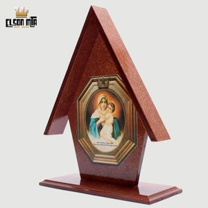Capela Mãe Rainha 19x15 cm MDF Acabament ...