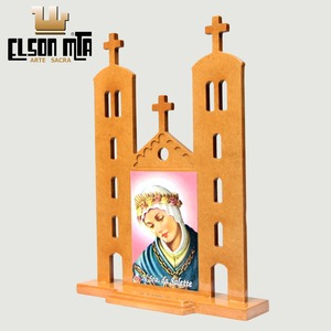 Santuário Salette 24x16 cm MDF Acabament ...