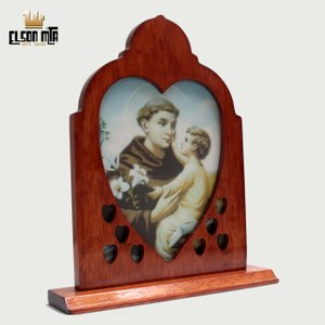 Peregrina Santo Antônio com Vidros 30x25 ...