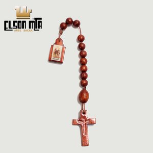 Dezena Aberta Pai Eterno 14x2 cm Madeira ...