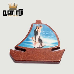 Adesivo Barco Navegantes 5x6 cm MDF Acab ...