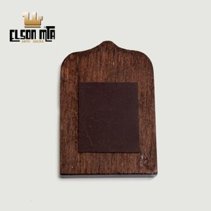 Magneto Perpétuo Socorro 5x3 cm Madeira  ...