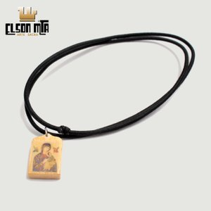 Gargantilha Perpétuo Socorro 17 cm Acabam...